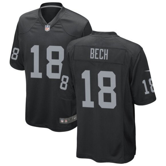 Mens Youths Kids Womens Jack Bech Black Stitched Jersey